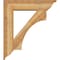 Ekena Millwork Westlake Traditional Rough Sawn Bracket w/ Offset Brace, Western Red Cedar, 8"W x 32"D x 36"H BKT0806X32X36WTL01RWR - alternate 4